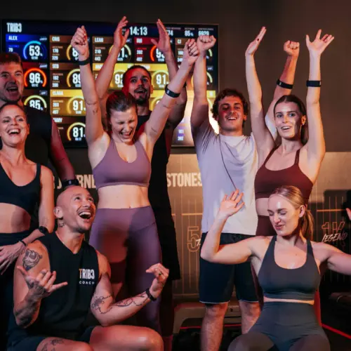 TRIB3 community at the end of a workout